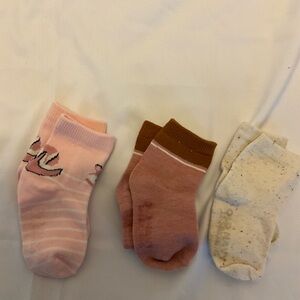 Old Navy Bundle of Baby Girl Socks - 3 pr